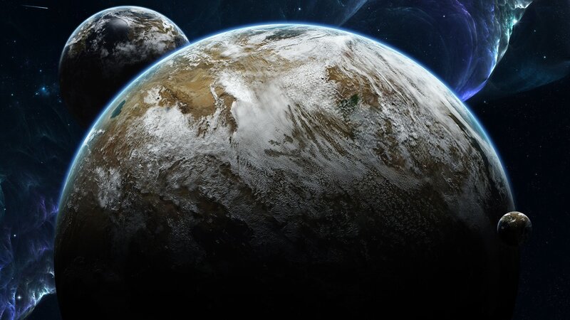 planets in deep space