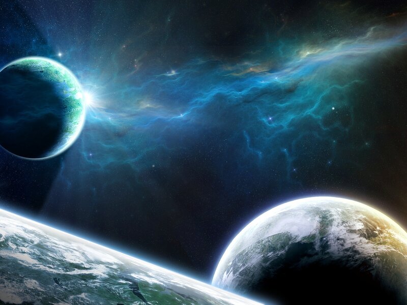 planets in deep space