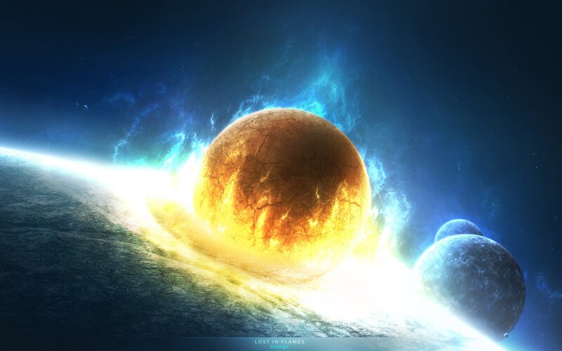 Planets in Flames