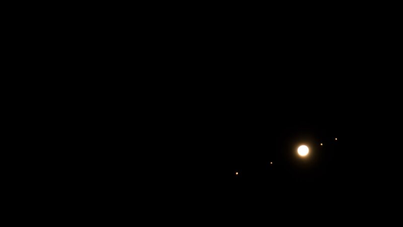 planets in night sky