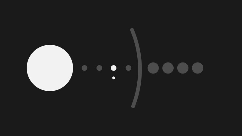 Planets in Solar System — Black