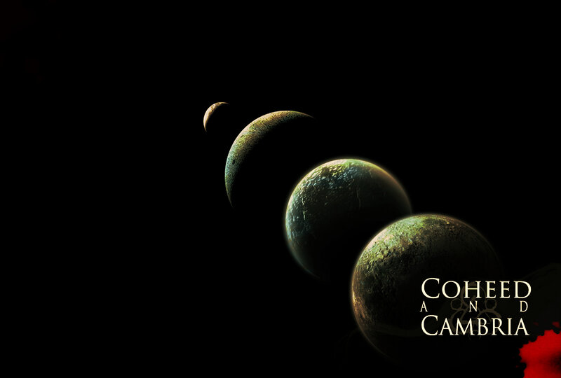 Planets in space