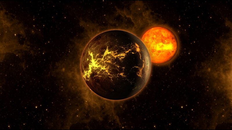 planets in space