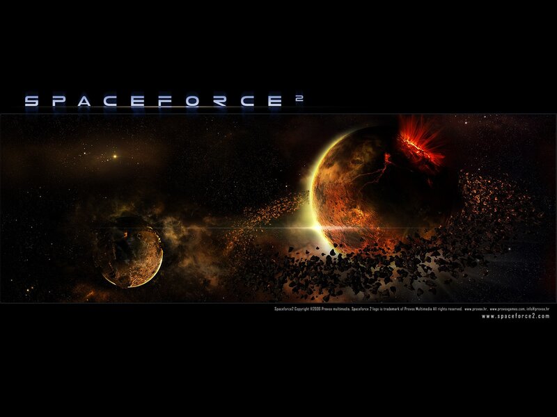 Planets in Space — Black, Dramatic, Digital Art, Asteroids, Explosion