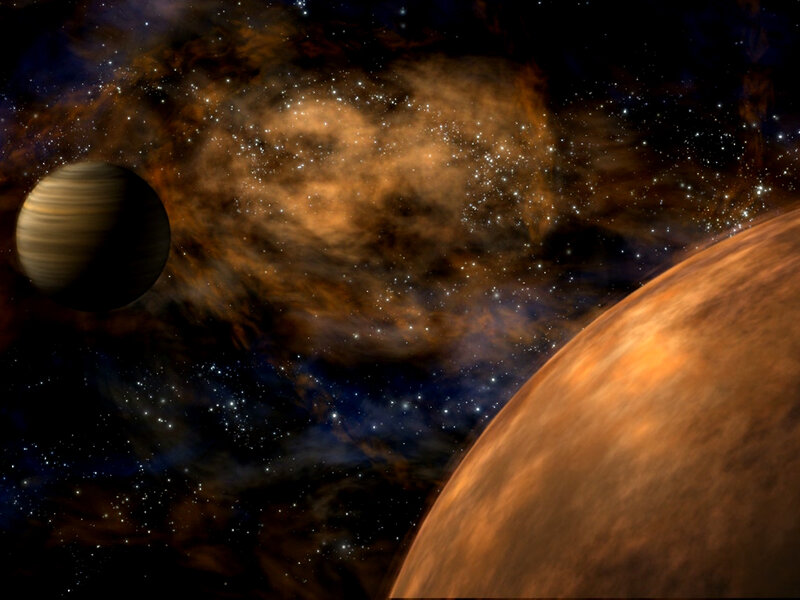 Planets in Space — Brown