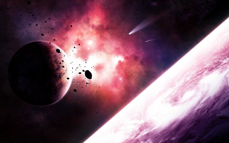 Planets in Space — Comet