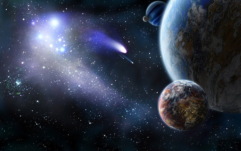 Planets in Space — Cosmic, Comet