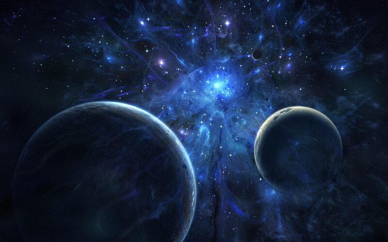 Planets in Space — Cosmic, Nebula
