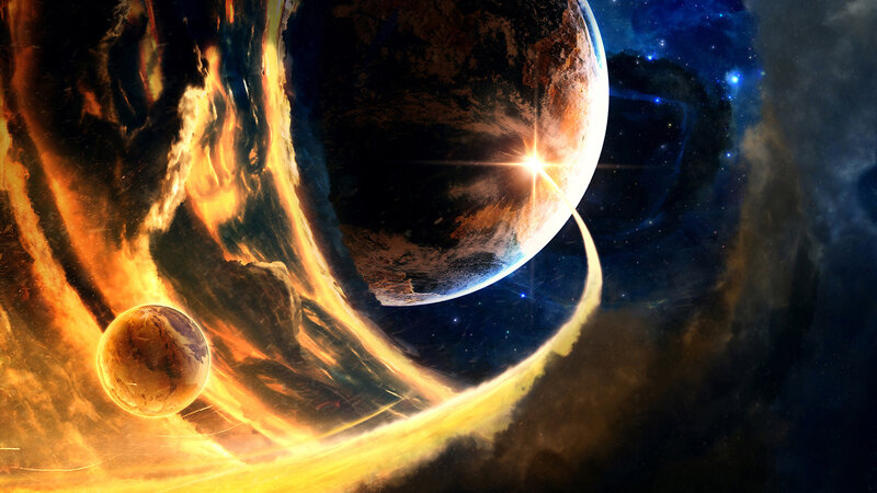 Planets in Space — Dramatic, Planet