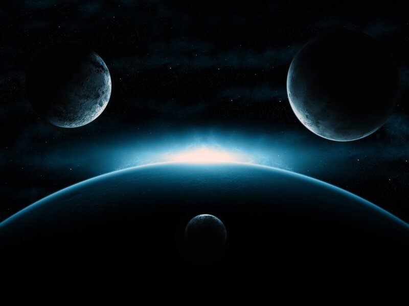 Planets in Space — Moons, Planet