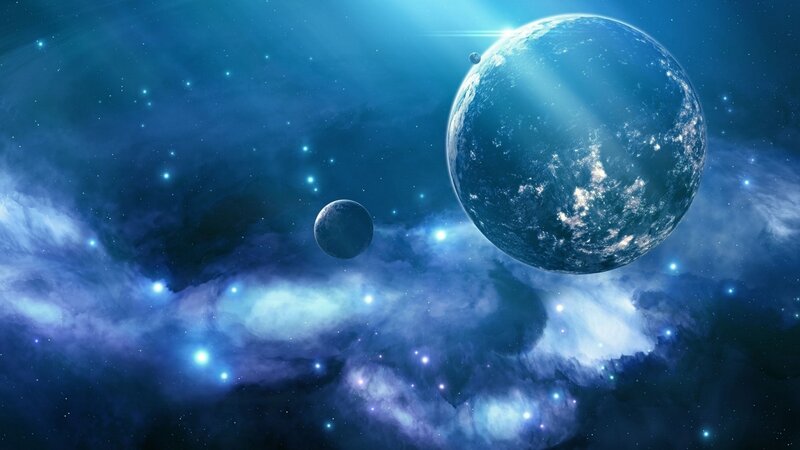 Planets in Space — Serene, Moon