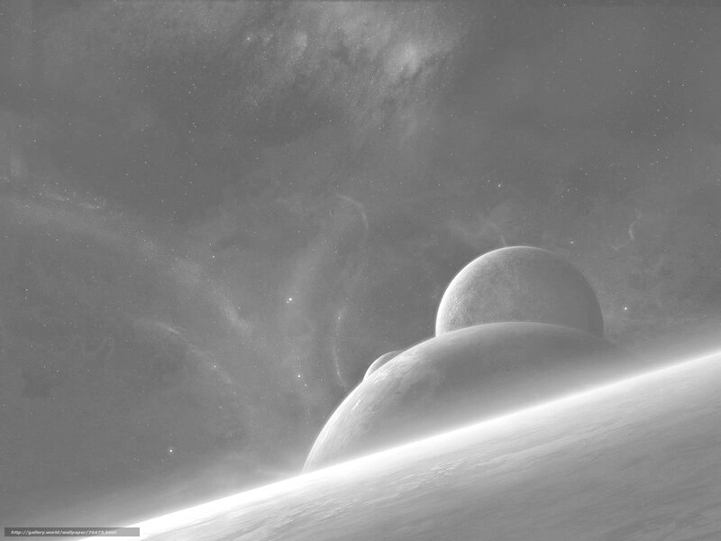 Planets in space