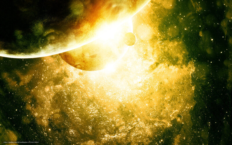 Planets in Space — Yellow
