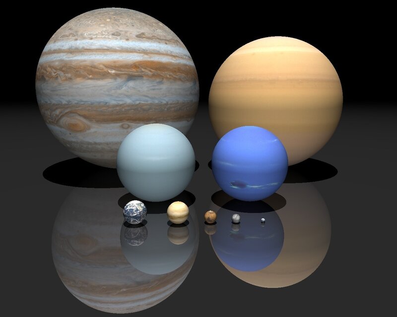 Planets of the Solar System — Blue