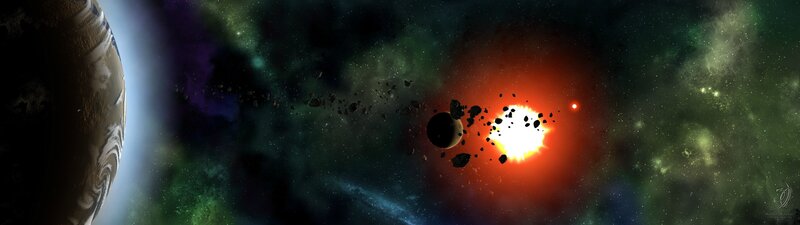 Planets orbiting a red star