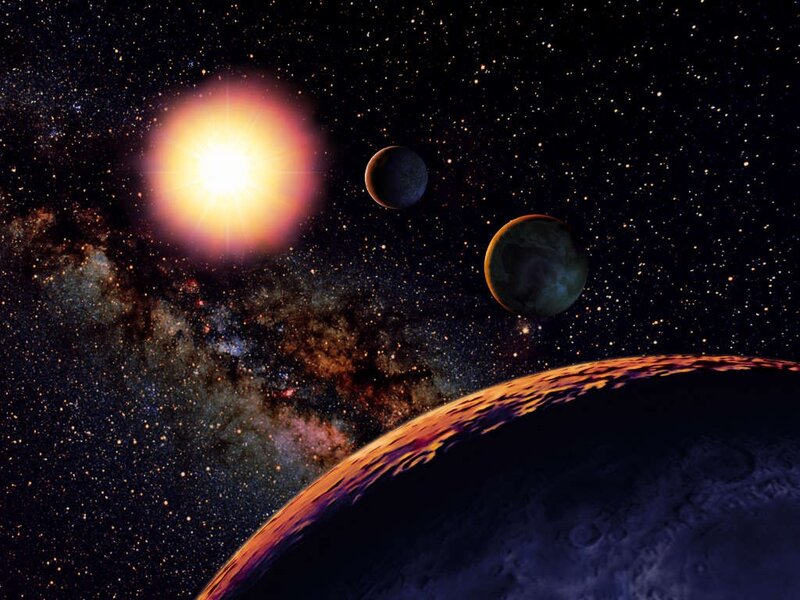 planets orbiting a star
