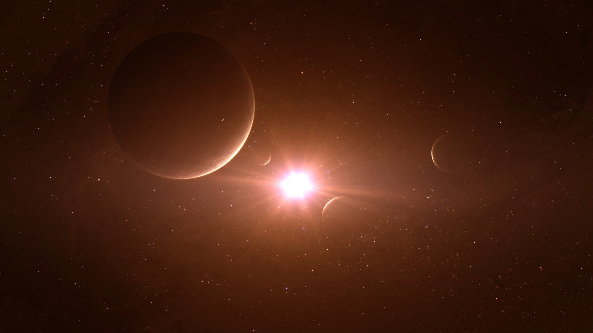planets orbiting a star
