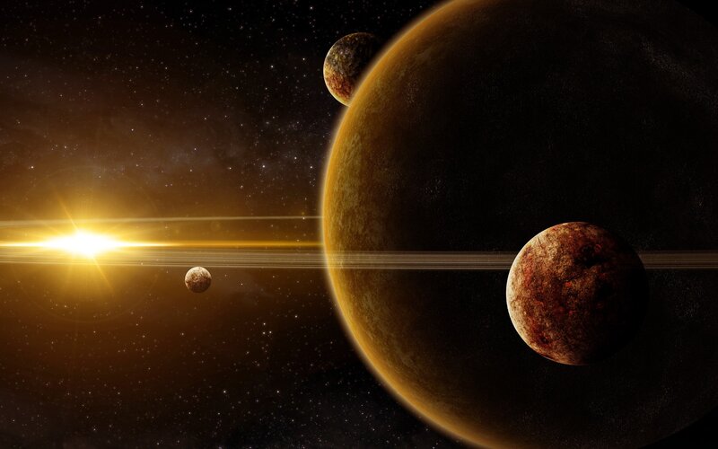 Planets orbiting a star
