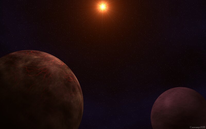 Planets orbiting a star