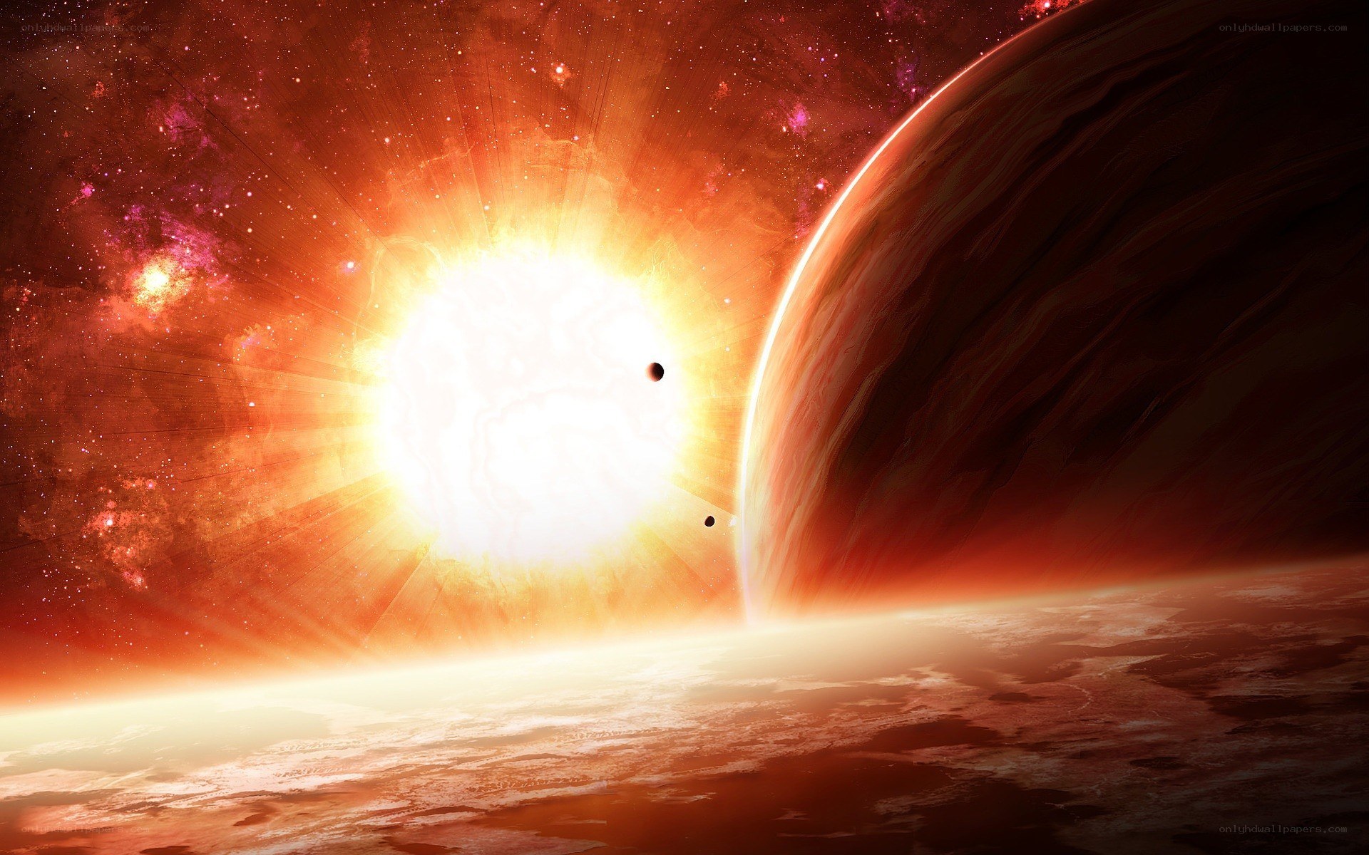 planets orbiting a star