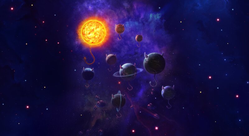Planets with Devil Horns