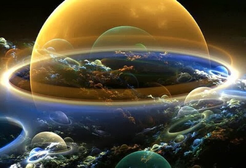 Planets with Rings — Blue