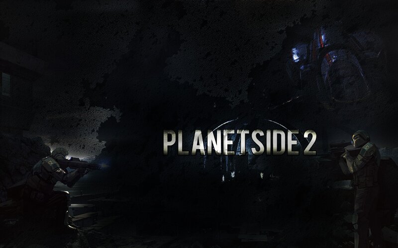 Planetside 2 game title art
