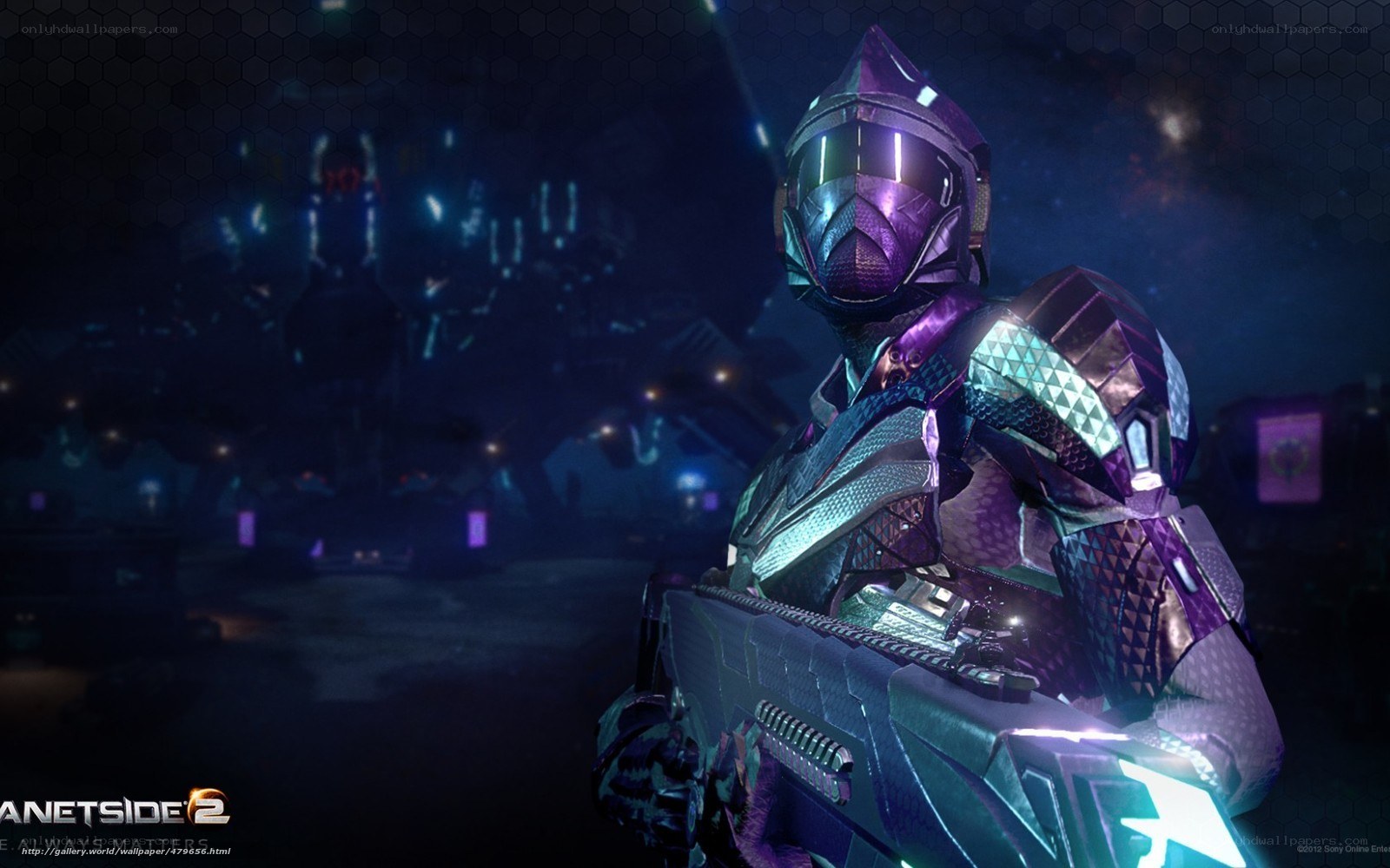 Planetside 2 soldier in armor