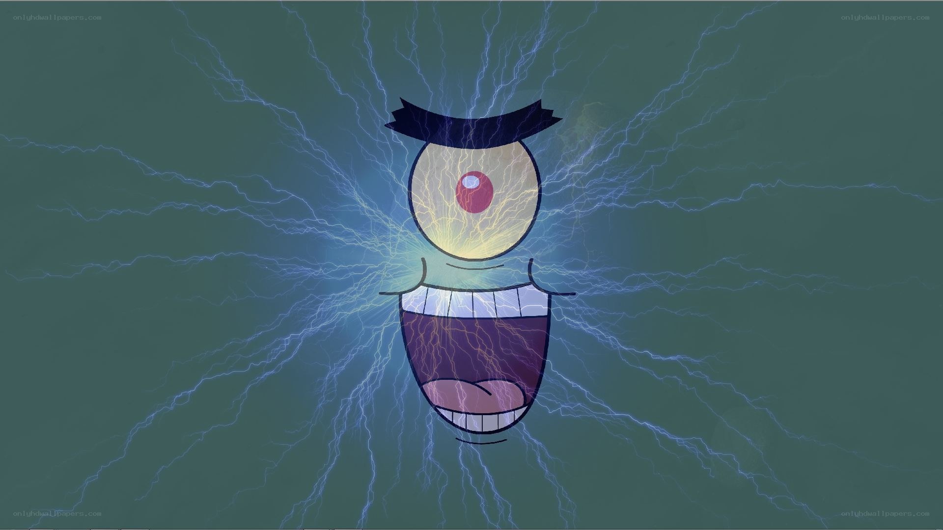 Plankton with lightning eyes