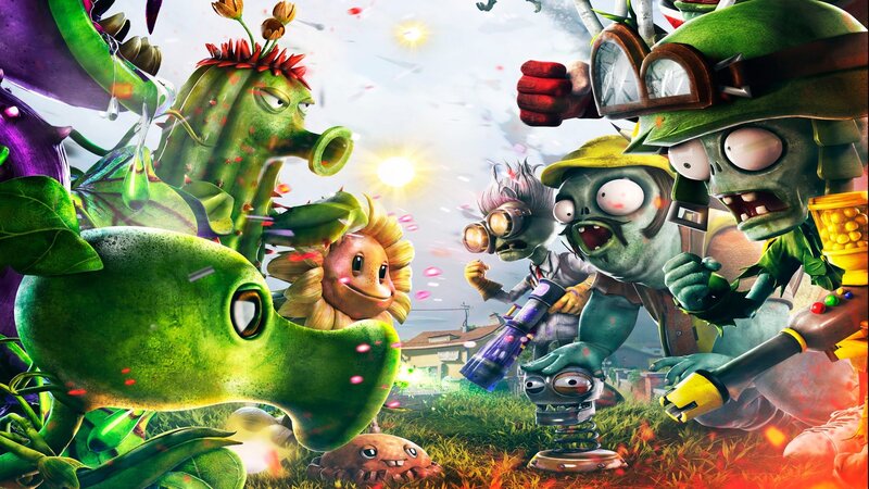 Plants Vs Zombies Characters — Green, Chaotic, Afternoon