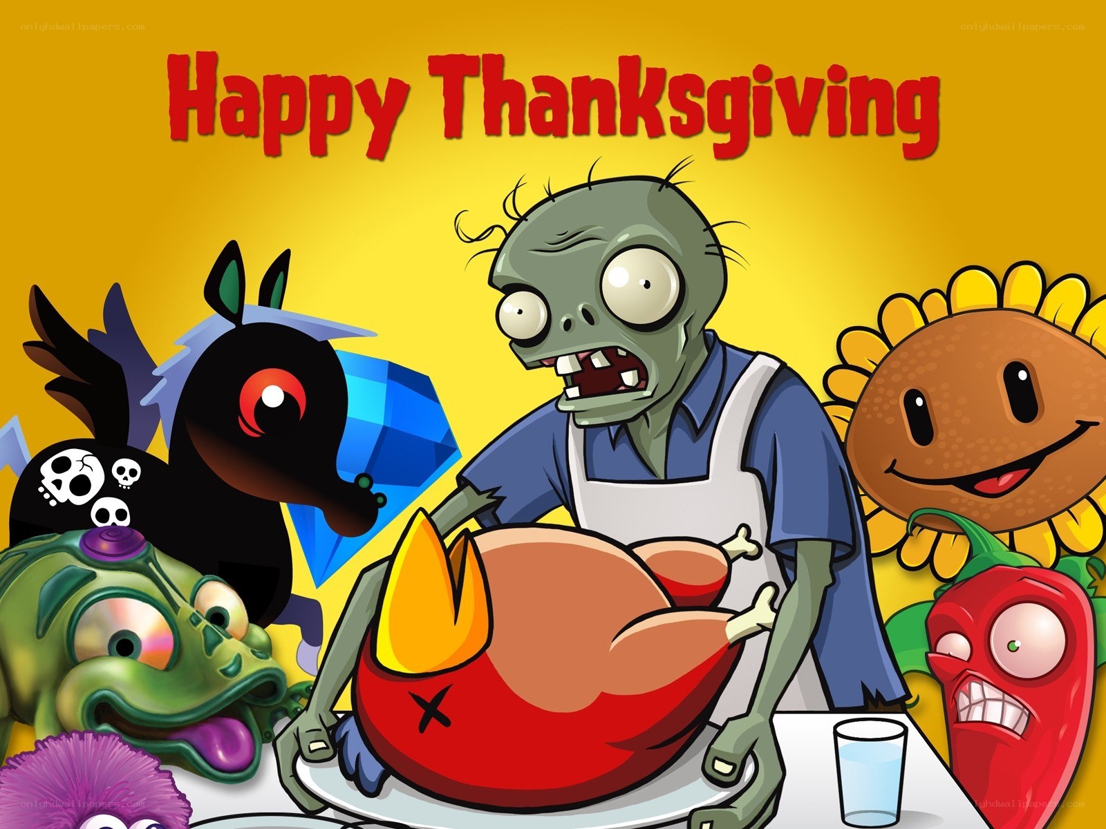 Plants vs Zombies Thanksgiving