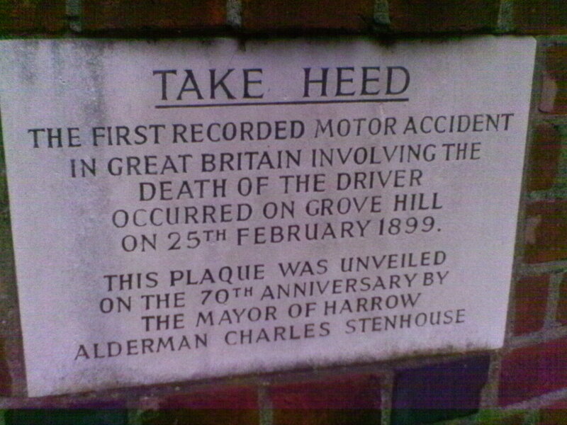Plaque on Brick Wall