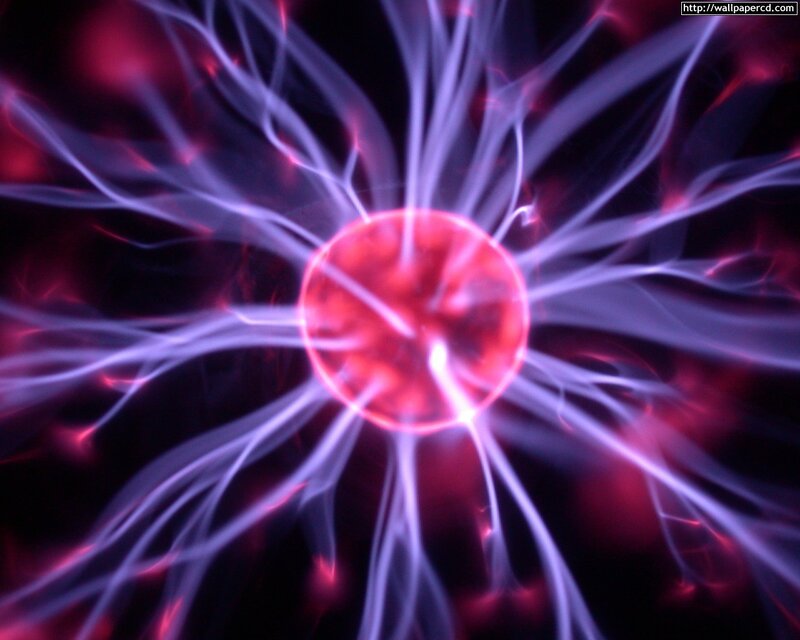 Plasma Ball Light — Red
