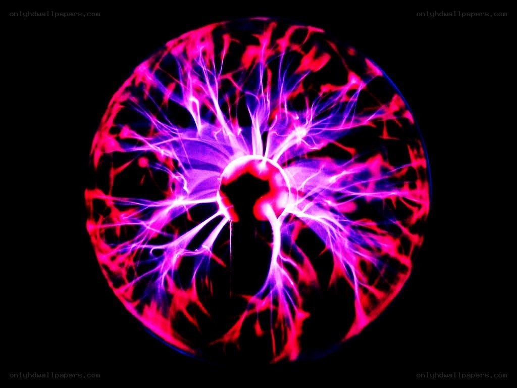 plasma ball with electric arcs