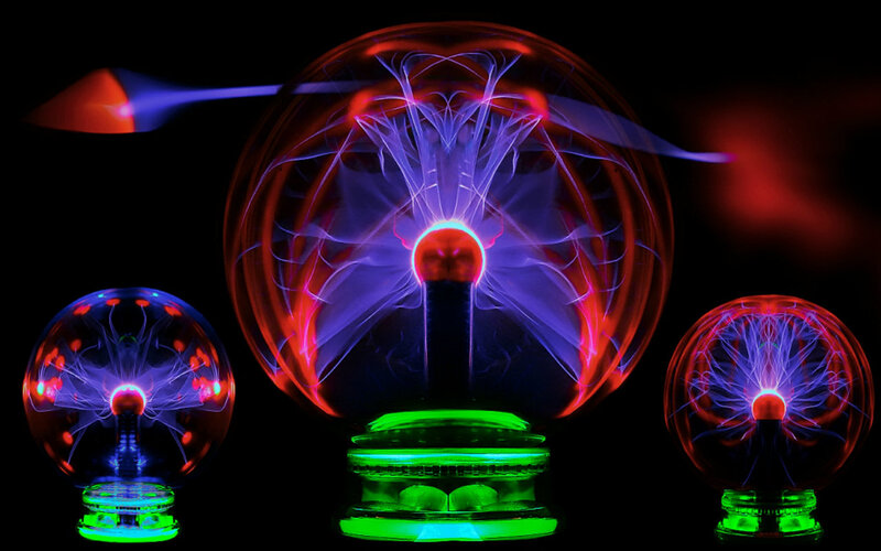 Plasma Balls on Display