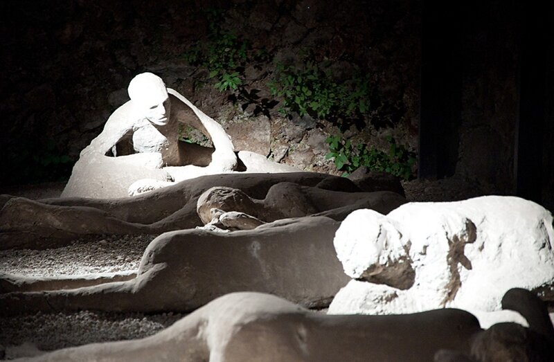 Plaster Casts of Victims