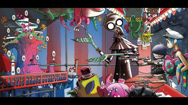 Plastic Beach Sweepstakes scene