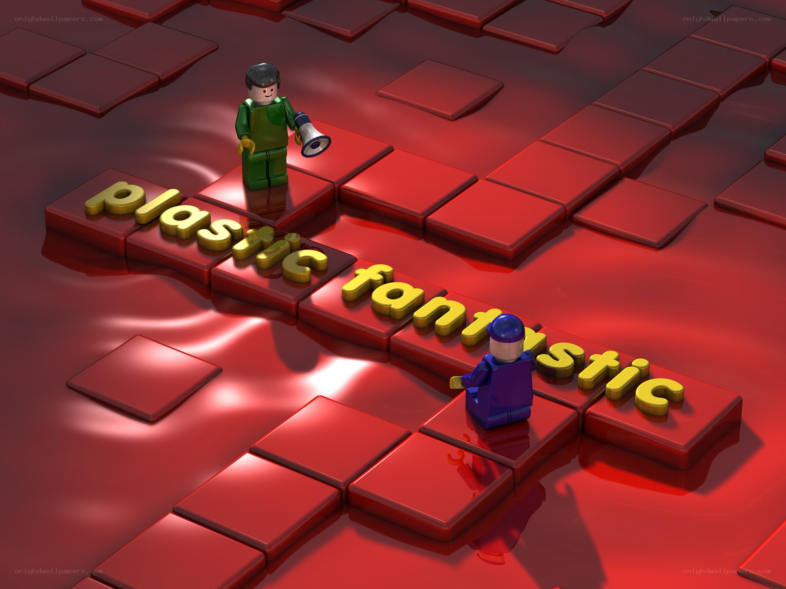 plastic fantastic lego scene