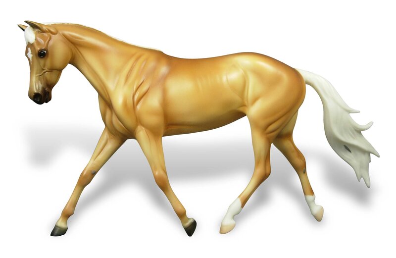 Plastic Horse Figurine — Tan