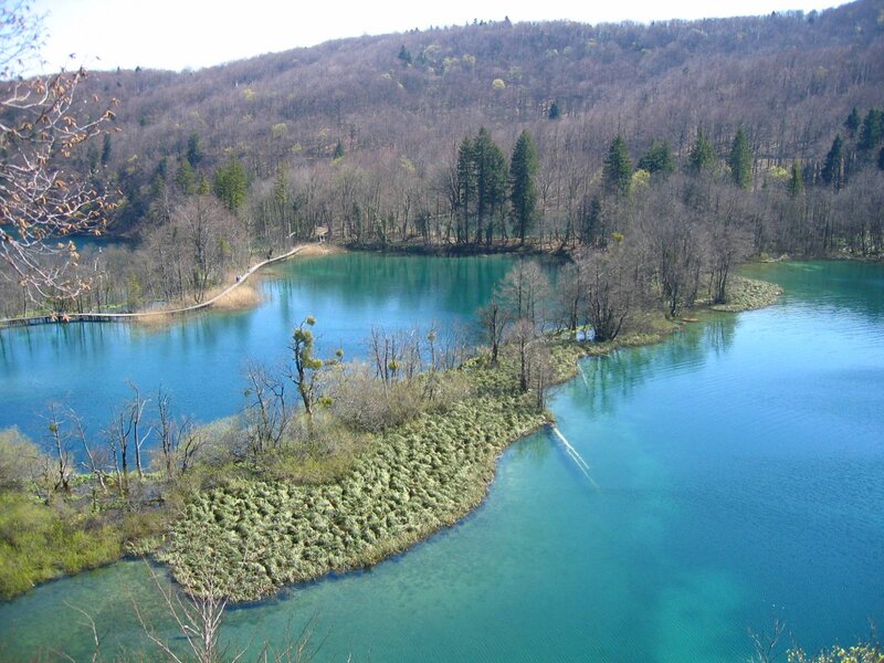 Plastic Lake with Islands