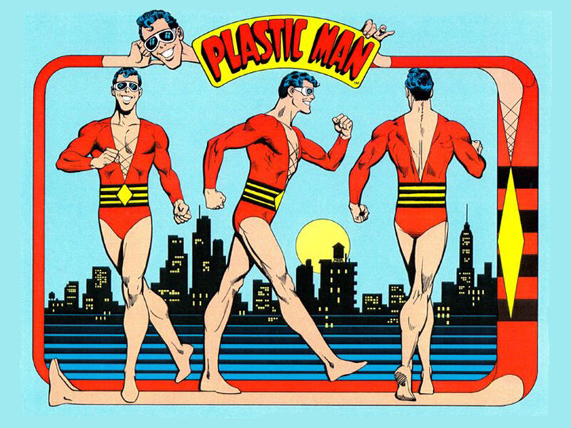 Plastic Man Character — Red