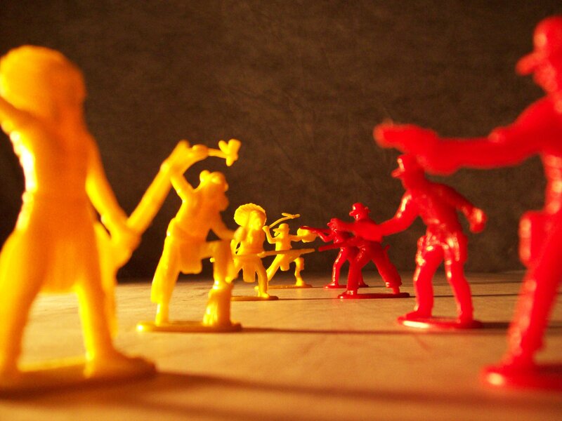 Plastic Toy Soldiers — Red