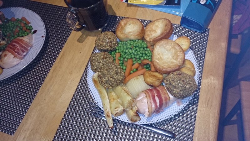 Plate of Roast Dinner