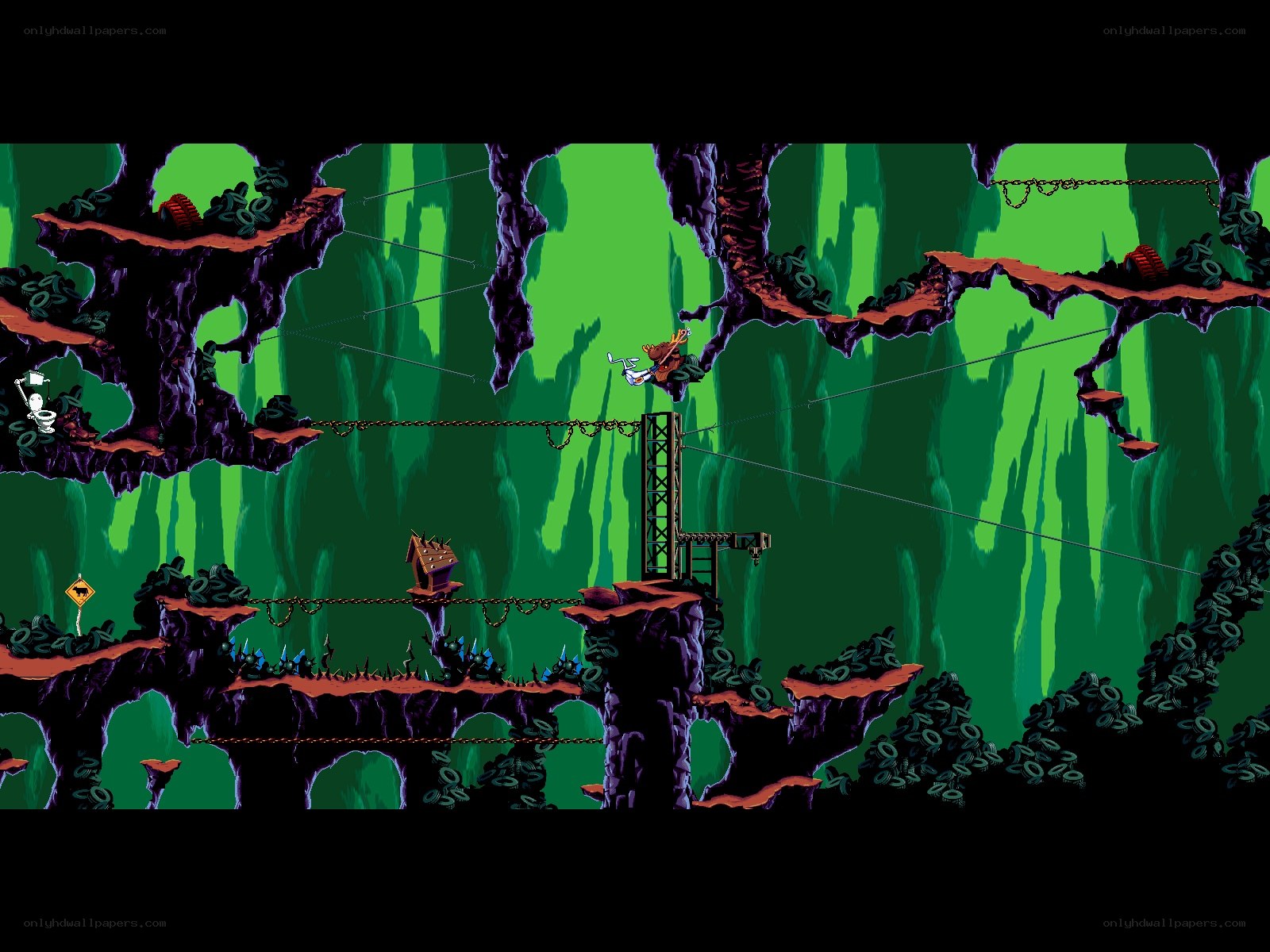 platformer game level