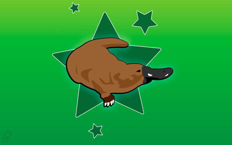 Platypus on a star