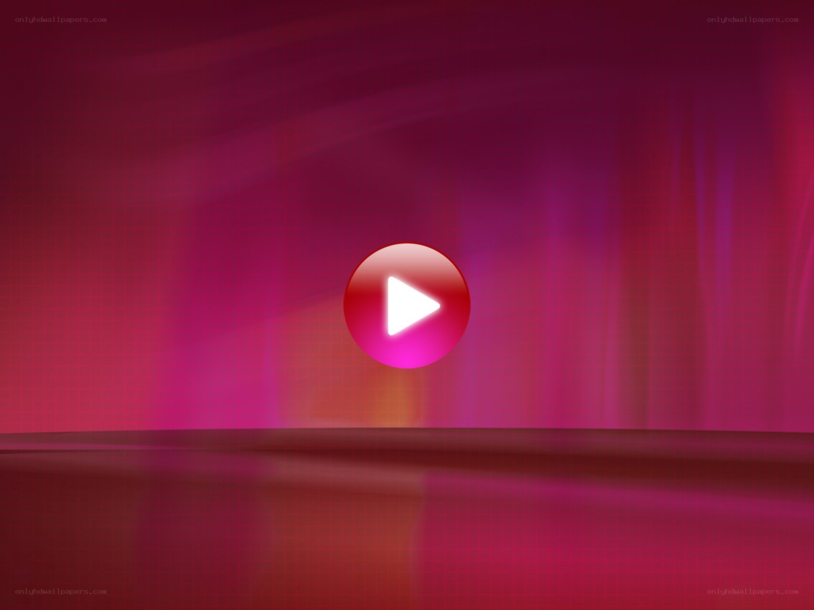 play button on pink background