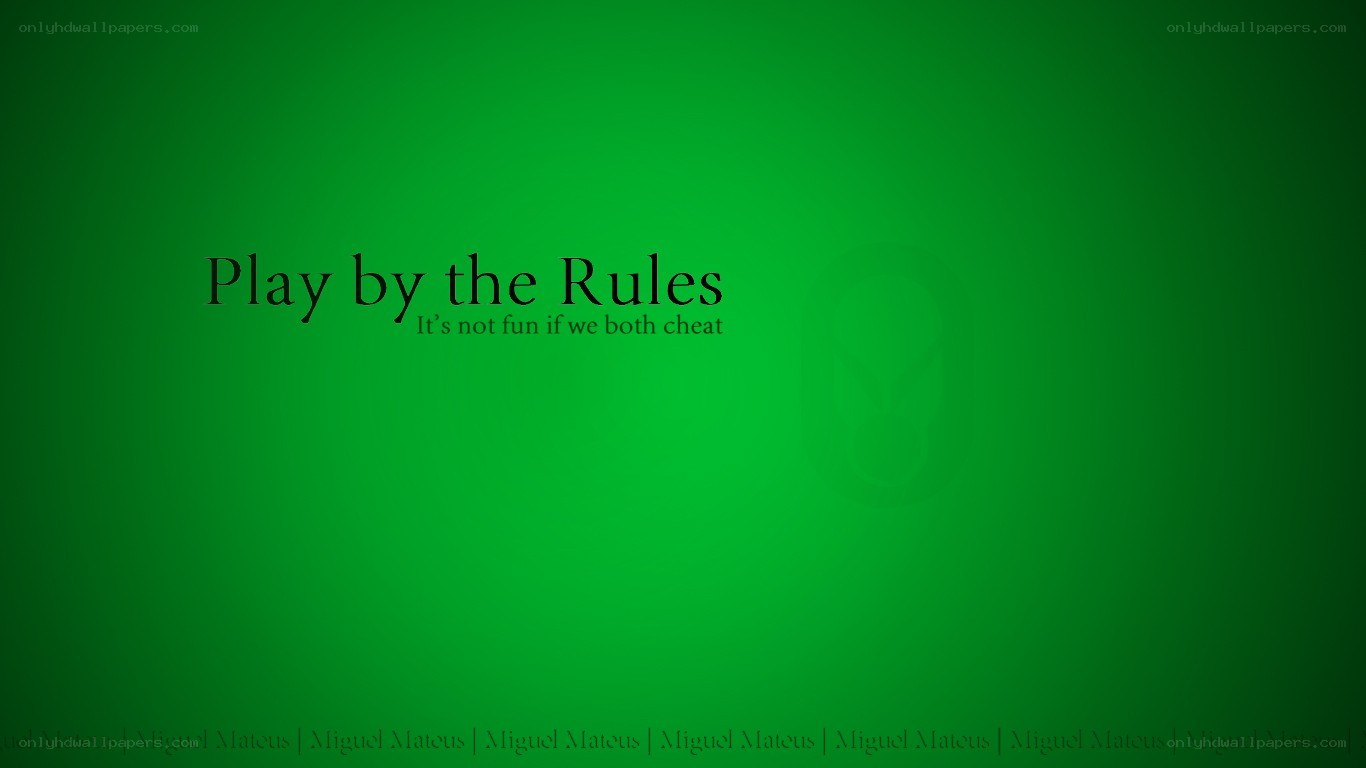 Play by the Rules