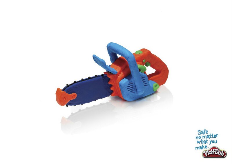 Play-Doh chainsaw toy