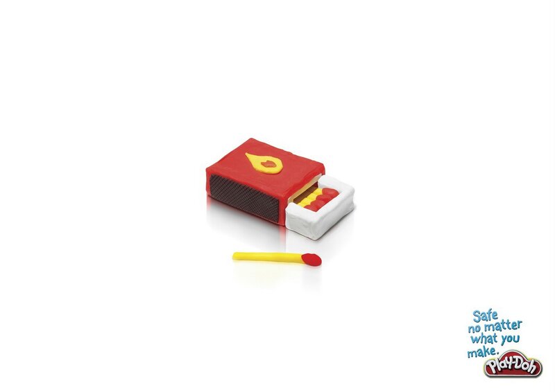 Play-Doh matchbox creation
