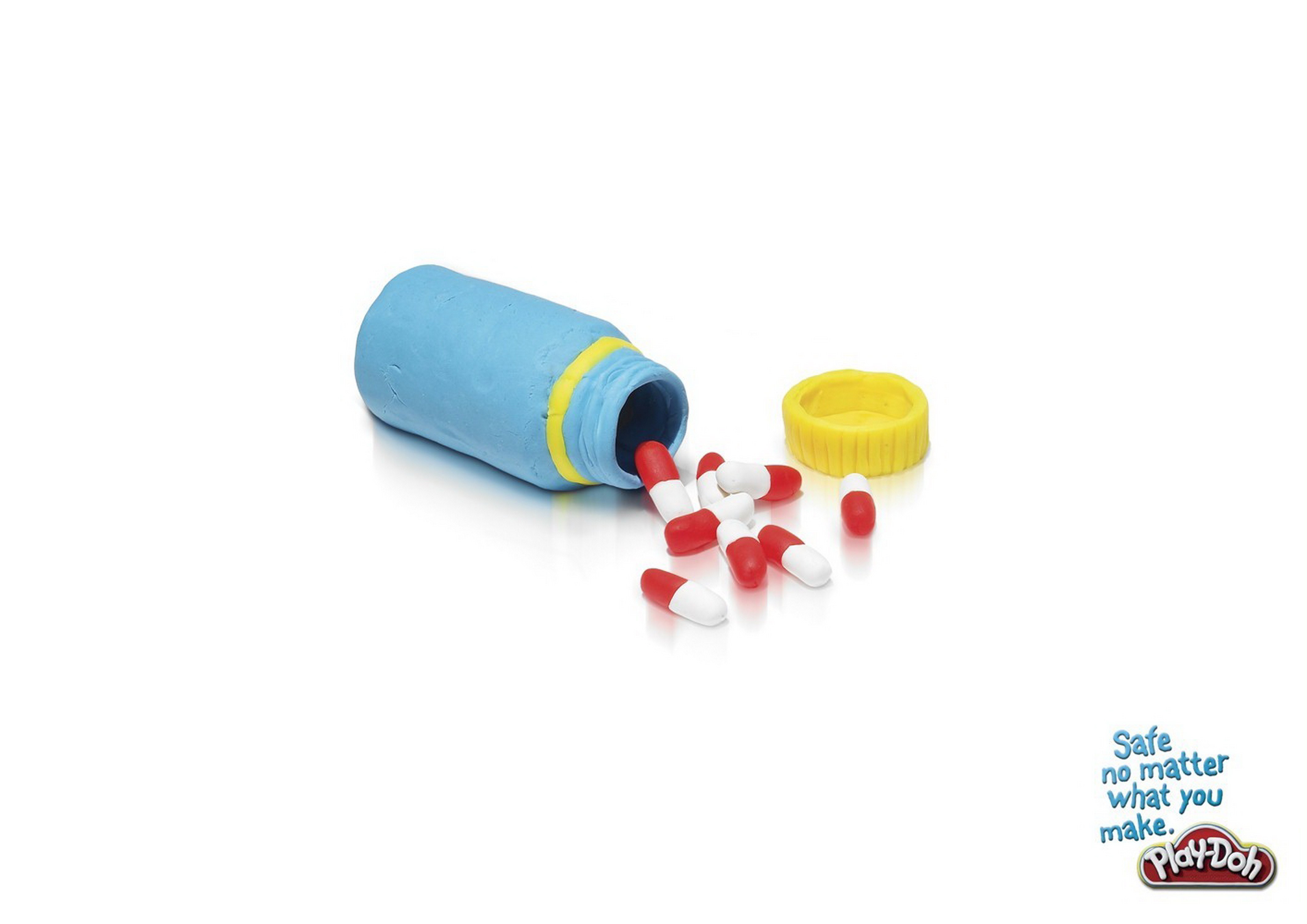 Play-Doh medicine bottle